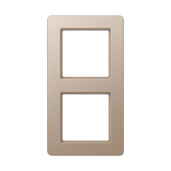 Рамка на 2 поста; термопласт; шампань; A FLOW, AF582BFCH Jung AF582BFCH