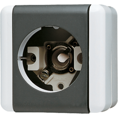 837-14W Патрон для лампы для накладного монтажа; резьба Е 14 IP44