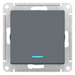 ATN000713 - AtlasDesign 1-клавишный ВЫКЛЮЧАТЕЛЬ с подсветкой, схема 1а, 10АХ, механизм, ГРИФЕЛЬ