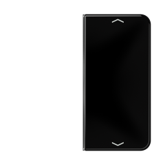 CD402TSAPSW клавиша с символом для 2-клавишного пульта KNX, чёрная, для серии CD