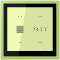KNX комнатный контроллер LS TOUCH, LCZ 459 BFD1S221