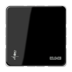 CD2178ORTSSW KNX-регулятор с шинным сопряжением без ручки для установки температуры; черный