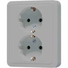 CD5020NKIGR Розетка 16A 250V / 10A 250V сдвоенная