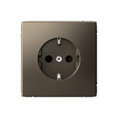 Art Gallery РОЗЕТКА с заземлением со шторками, 16А, механизм, МОККО , GAL000645