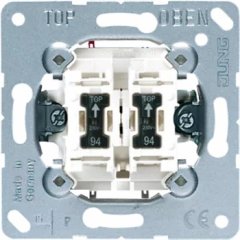 505KOU5RG Выключатель 10AX 250V  контрольный сдвоенный с двумя лампочками