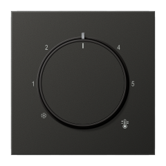 Крышка для регулятора подогрева пола; Металлическое исполнение, anthracite (aluminium lacquered), AL 1749 AN