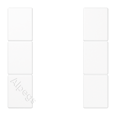 LS503TSAWW комплект накладок 3гр белый