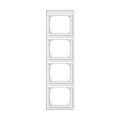 SL584WW Рамка для вертикальной установки 4-кратная; белая