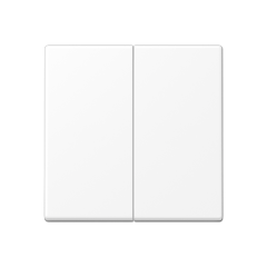 Клавиша для двойного выключателя; белый матовый, Jung EP495WWM