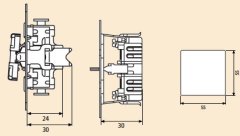 EP421WW Штепсельная розетка SCHUKO 16A 250V  с заземлением; белая