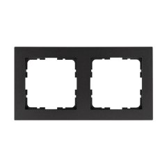 Рамка G-Classic 2-постовая, цвет Антрацит, G1002B, JASMART