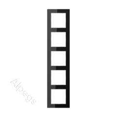 AC585GLSW Рамка 5-кратная; черная