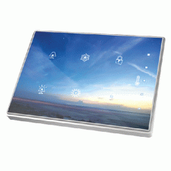 Выключатель сенсорный KNX Touch-MyDesign Plus, 6-кнопочный, 5 дополнительных сенсорных зон, произвольная графика