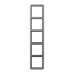 CD585WUGR Рамка для вертикальной и горизонтальной установки ударопрочная, 5-кратная; серая
