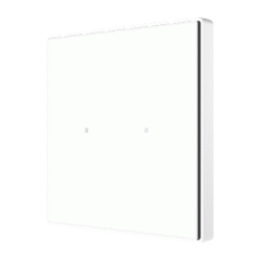 Выключатель сенсорный KNX Square TMD, 2-кнопочный, цвет белый