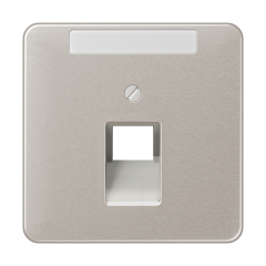 CD569-1NAUAPT Крышка для ординарной телефонной и компютерной розетки  UAE; платина
