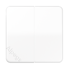 CD595WW Клавиши для сдвоенных выключателей и кнопок; белые