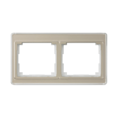 SL5820GB Рамка двойная горизонтальная SL500 бронза