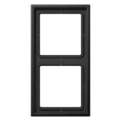 Рамка двойная, для горизон./вертик. монтажа Jung LS 990, антрацит, AL2982D