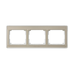 SL5830GB Рамка тройная горизонтальная SL500 бронза