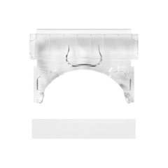 AS82INABT держатель надписи на фиксаторах верхний