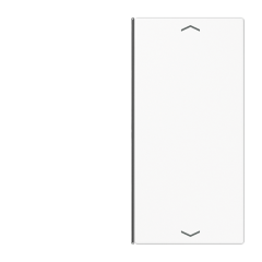 LS402TSAPWW Клавиша для сенсорного модуля KNX, двойная, белая