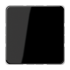 CD594-0SW Крышка без отверстий с несущим каркасом для произвольных вырезов; черная