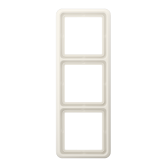 CD583W Рамка для вертикальной и горизонтальной установки, 3-кратная; слоновая кость