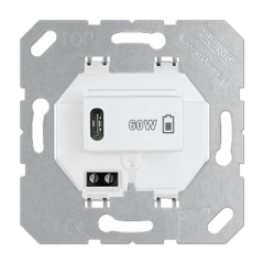 USB-PD60-зарядное устройство, белый, Jung USBPD60CWW