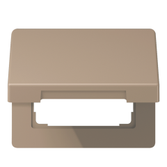 SL590KLGB Накладка с крышкой для устройств серии 50*50 SL500 бронза