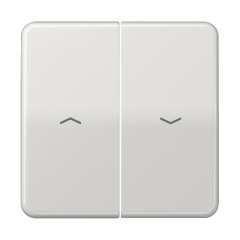 CD595PLG Клавиши для выключателя управления жалюзи 509VU и кнопки 539VU; светло-серые