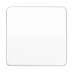 CD590BFWW Клавиша для выключателя; термопласт; белый