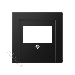 Крышка для ТАЕ гнезд цвет матовый черный, Jung A569BFPLTSWM