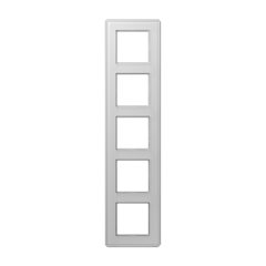 A VIVA Рамка 5-ная, стекло белый, Jung AV585GLMWW