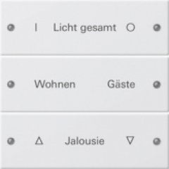 Набор клавиш 3-местный, с возможностью нанесения надписей