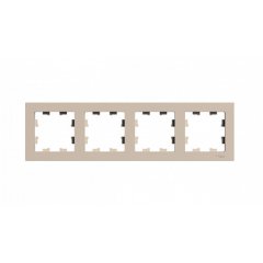 ATN001204 - AtlasDesign 4-постовая РАМКА, универсальная, ПЕСОЧНЫЙ