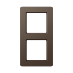 Рамка на 2 поста; термопласт; мокко; A FLOW, AF582BFMO Jung AF582BFMO