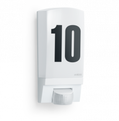 L 1 650513 IP 54 white/policarbonat matt светильник с датчиком движения уличный  E27 1 х 60 Вт (накаливания) или LED 1 х от 5 Вт до 12 Вт