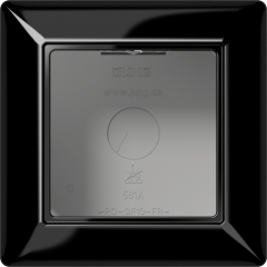 AS581ASW Коробка для накладного монтажа 1-кратная; чёрная