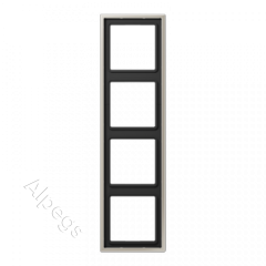 LSmetal Рамка 4-ная , стальн. ES2984