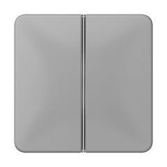 CD402TSAGR 2-клавишная накладка для пульта КNX, серая, для серии СD