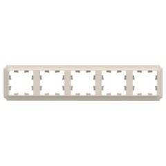 5-постовая РАМКА, цвет БЕЖЕВЫЙ, AtlasDesign Antique, ATN100205