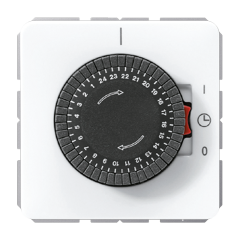 CD5024WW Таймер для коммутации с электроприводом; слоновая кость, белый