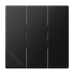 клавиша для 3-клавишного выключателя цвет матовый черный LS993BFSWM