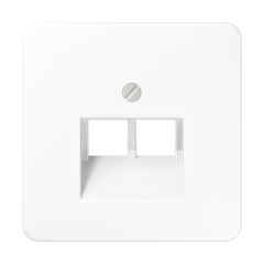 CD569-2UAWW Крышка для сдвоенной телефонной и компьютерной розетки UAE; белая