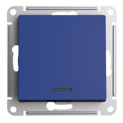 ATN001163 - AtlasDesign 1-кл ПЕРЕКЛЮЧАТЕЛЬ с подсветкой, сх.6а, 10АХ, механизм, АКВАМАРИН