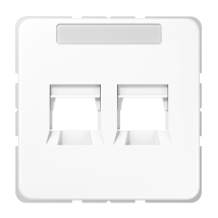 CD569-25WEWW Крышка для 2-х модульных гнезд AMP 5KAT; белая