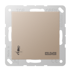 A2178ORTSCH A 500, KNX-регулятор с ручкой для установки температуры, шампань