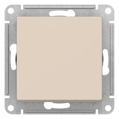 ATN000215 - AtlasDesign Нажимная КНОПКА, схема 1, 10АХ, механизм, БЕЖЕВЫЙ