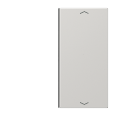 LS402TSAPLG Клавиша для сенсорного модуля KNX, двойная, светло-серая